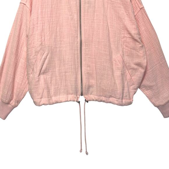Steve Madden BB Dakota Down For The Gauze Jacket NWT Women's Sz S Rose Quartz - Picture 5 of 8